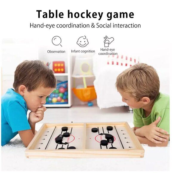 Fast Sling Puck Winner Board Table Desktop Battle Adults Parent-Child Game Gifts - Picture 3 of 5